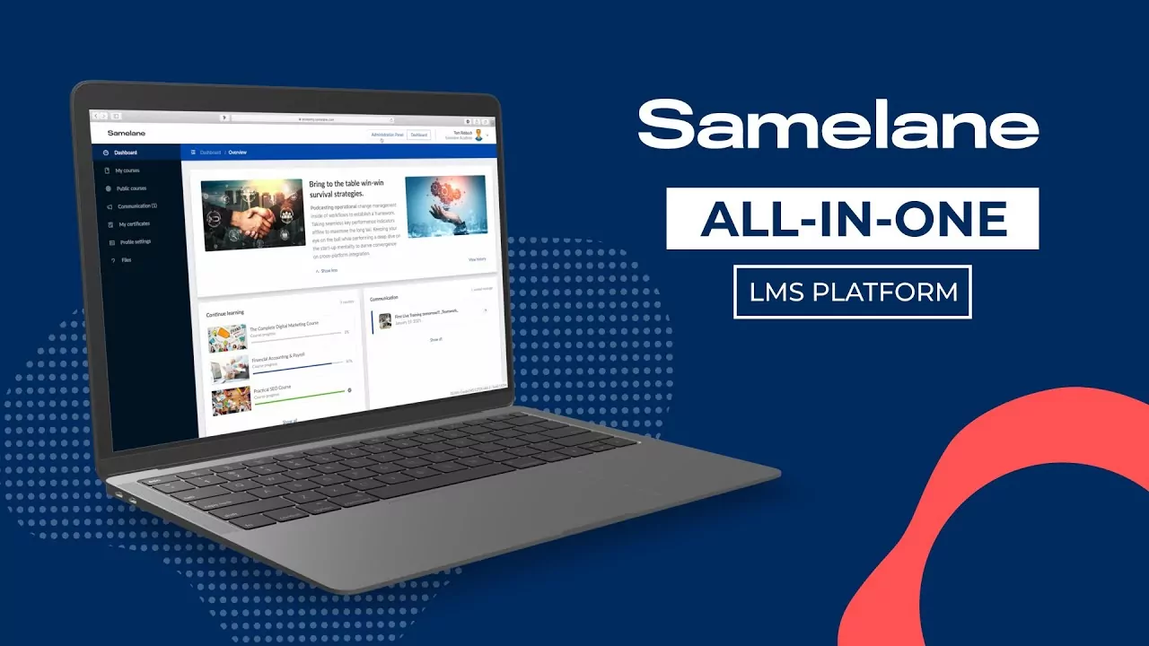 Samelane learning platform